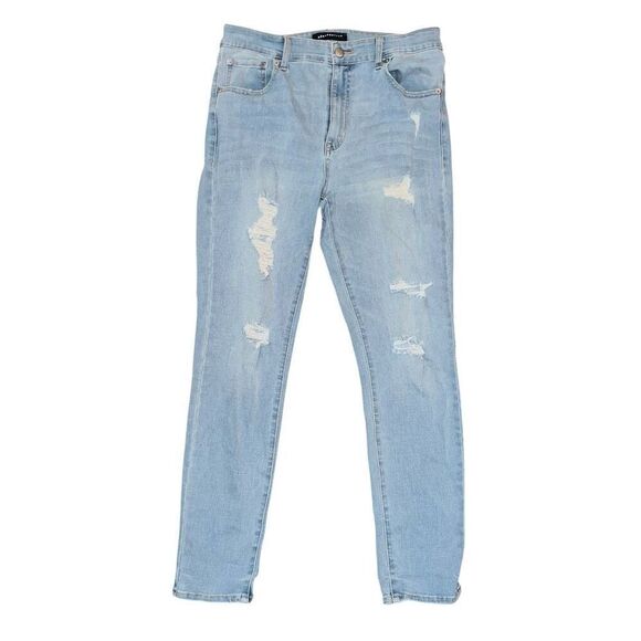 AEROPOSTALE Light Wash Distressed High Rise Jegging Size 14R - Picture 1 of 8